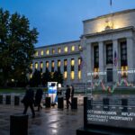 Federal Reserve building ahead of the October 2026 interest rate decision