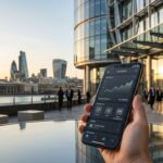 Modern fintech banking technology representing Revolut's $115 billion valuation
